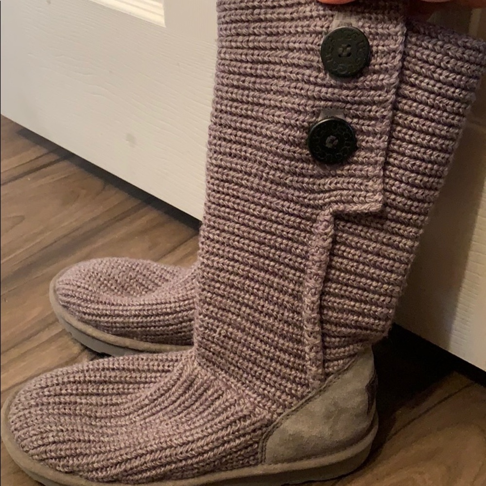 Ugg Gray Woven Boots